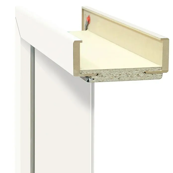 Classen PL Türzarge (735 x 1.985 mm, Wandstärke: 95 mm, DIN Links, Monari Weiß)