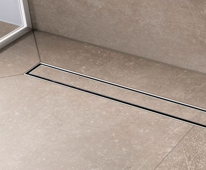 hansgrohe RainDrain Compact Komplettset Duschrinne 90 cm befliesbar edelstahl Art Nr 56169000