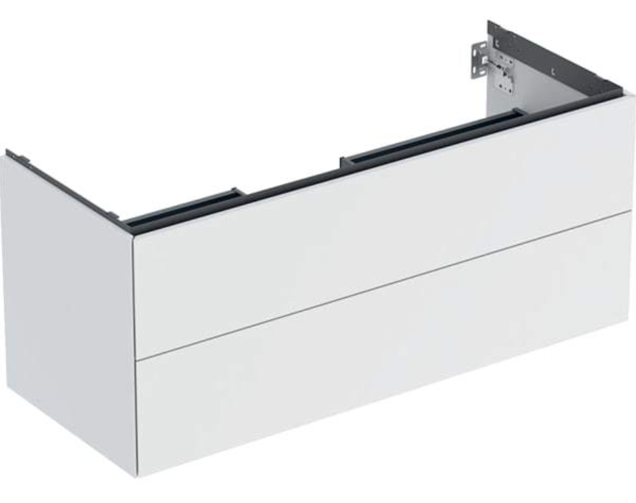 Geberit ONE Waschtischunterschrank 2 Auszüge weiß matt Art Nr 505265002