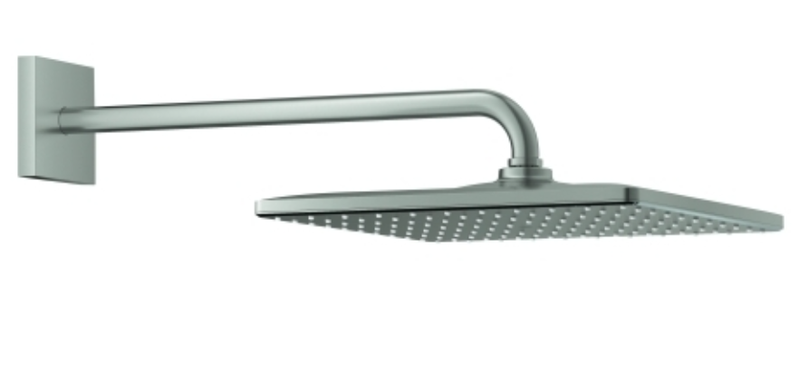 Grohe Rainshower Cube Kopfbrause, 1 Strahlart mit EcoJoy, supersteel 26564DC0