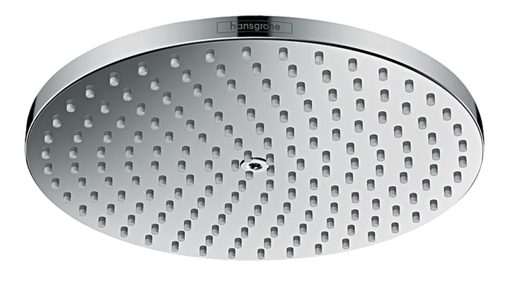 1 Stk hansgrohe Raindance S Kopfbrause 1 Strahlart, schwarz matt, Material: Metall/Kunststoff, Farbe: chrom, Durchmesser: 240, max. Wasserverbrauch der Kopfbrause bei 3 bar: 18, Beleuchtung: ohne Beleuchtung Art-Nr 27623670