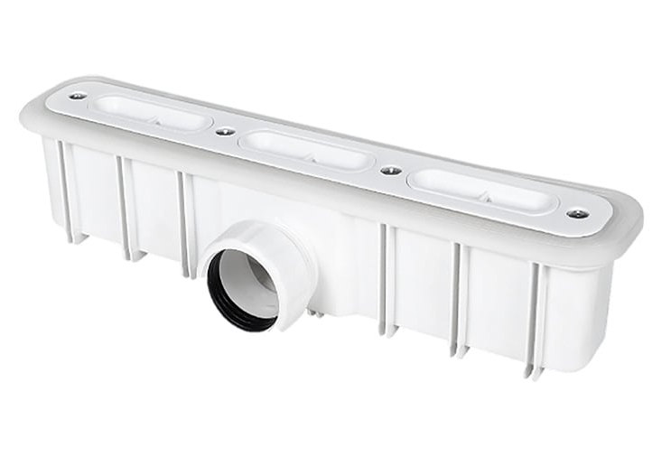 1 Stk LAUFEN CADA Ablaufgarnitur Sperrwasserhöhe: 50 mm, Material: Kunststoff Art-Nr H2901830000001