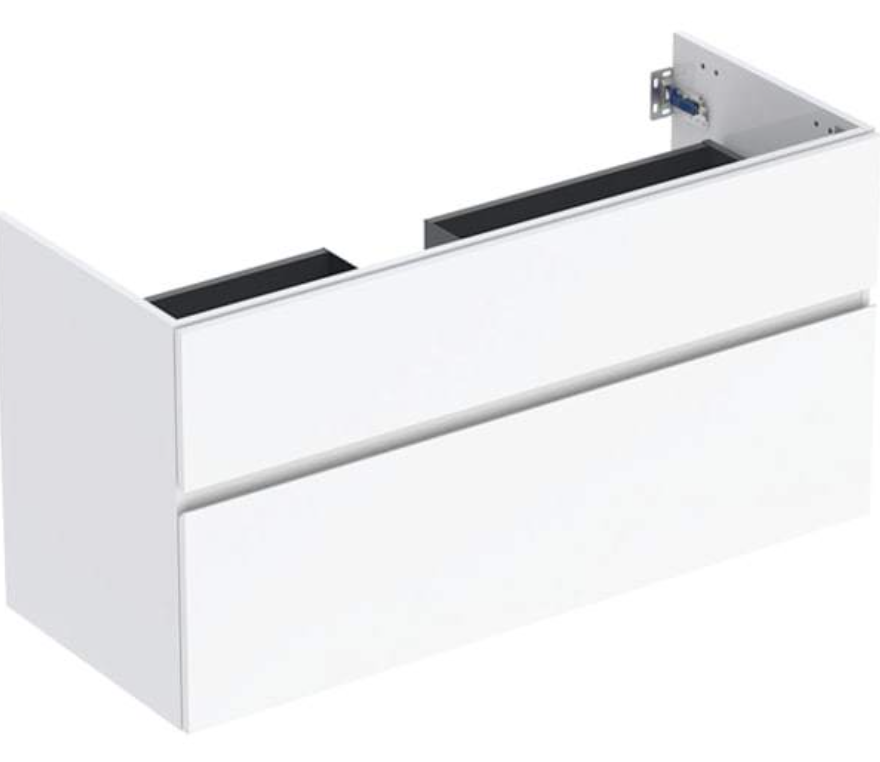 CAWTU120 Caluna Unterschrank für WT, 2 Schubl. 118,4x60,5x47,5cm, Eiche, Holzoptik GEBERIT