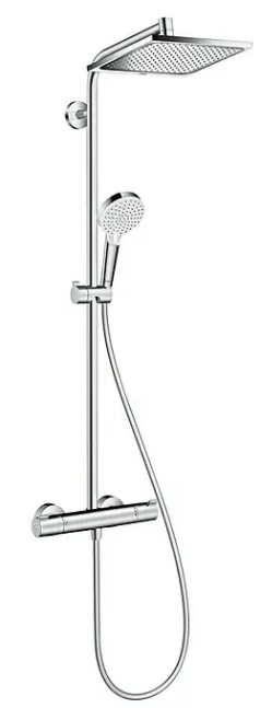 Hansgrohe Crometta Duschsystem E 240 mit Thermostatarmatur Art-Nr 25639531